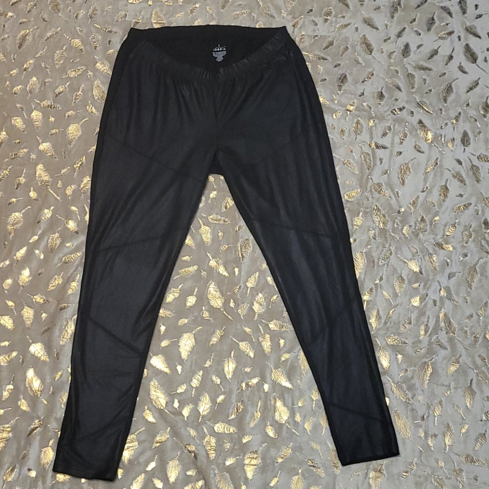 Torrid Faux leather tights